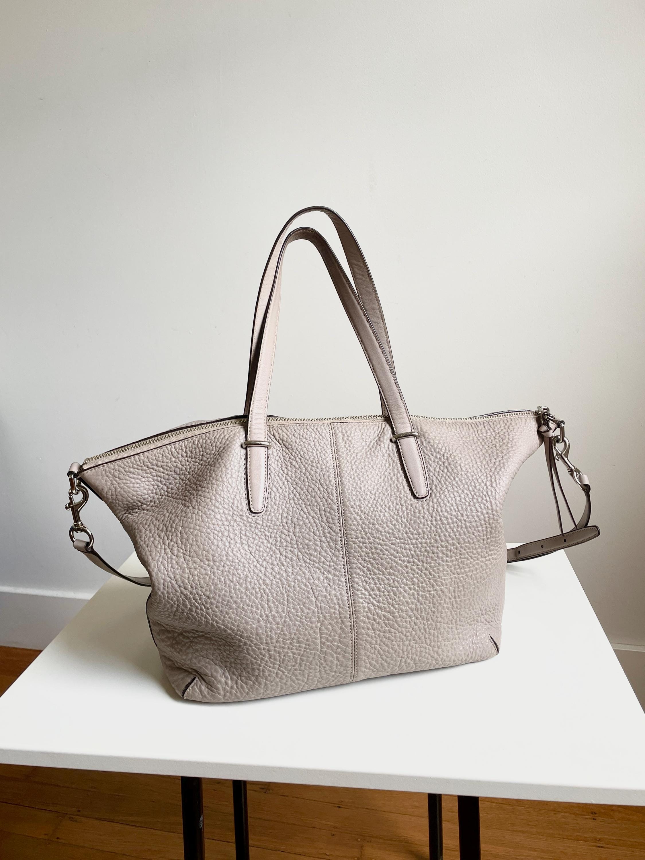 Vintage Coach Tote With Zipper - Etsy
