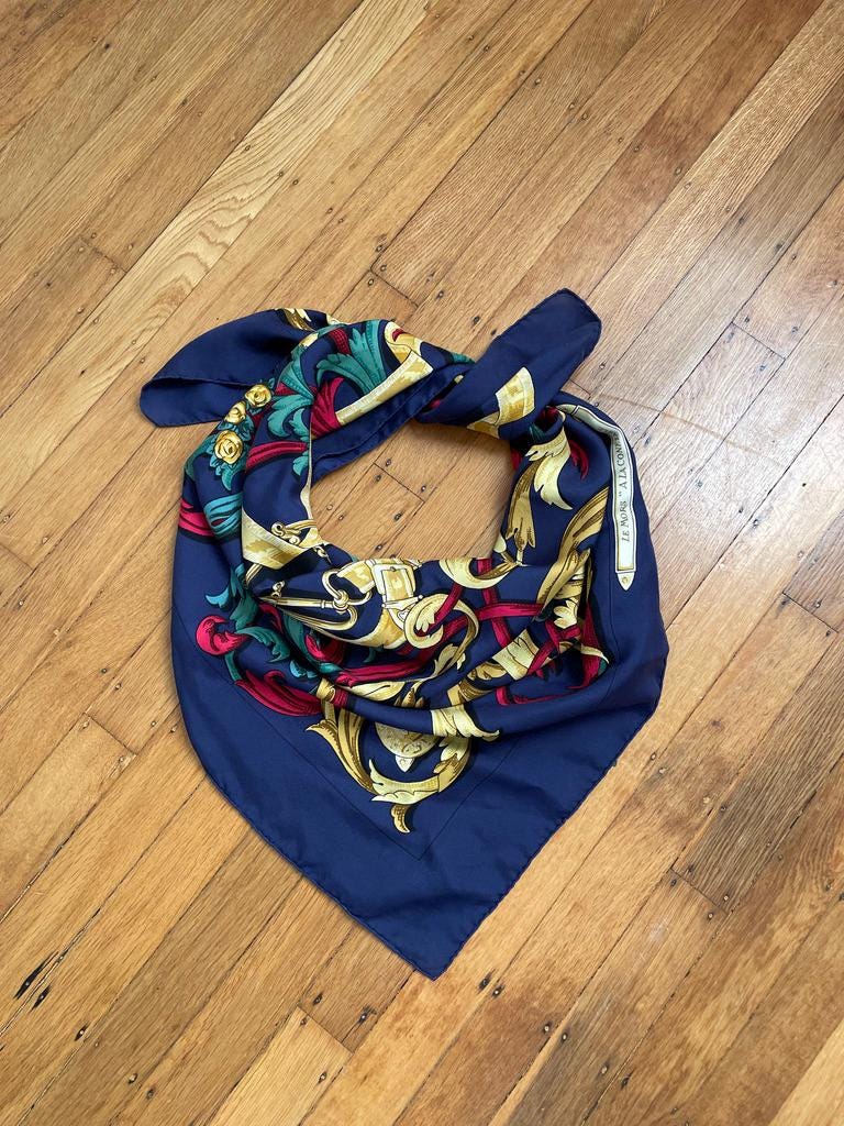 Hermes Scarf Boats - Etsy