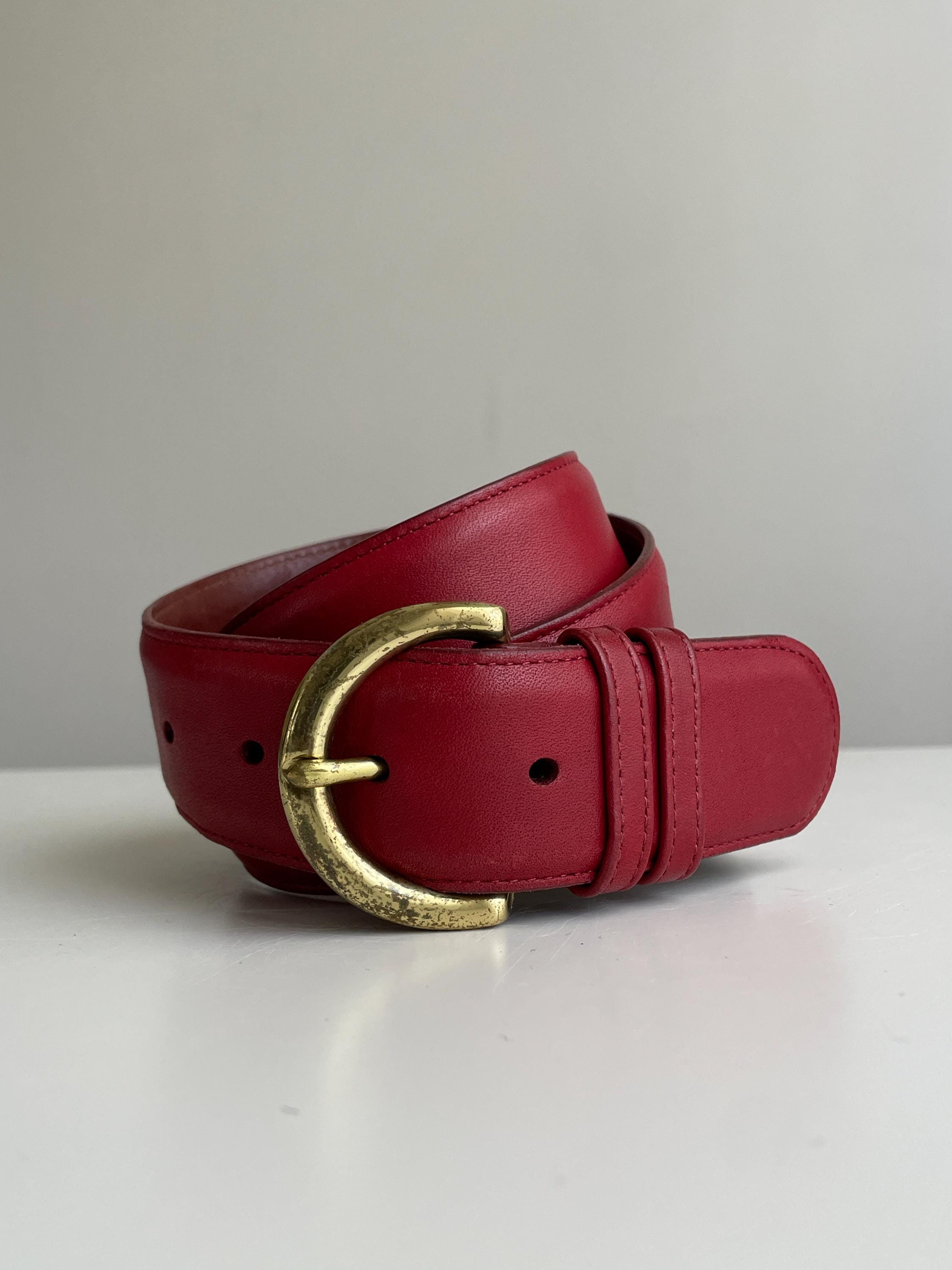 Red Coach Belt - Etsy display picture 2