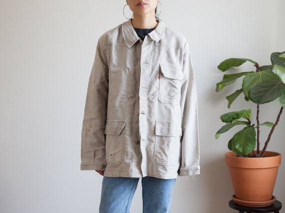 1970s moleskine french work jacket