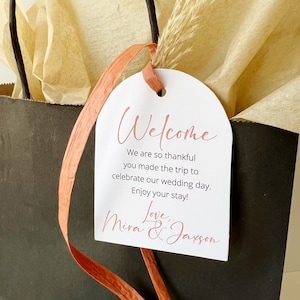 Welcome Bag Tags / Favor Tags – PaperTales Custom