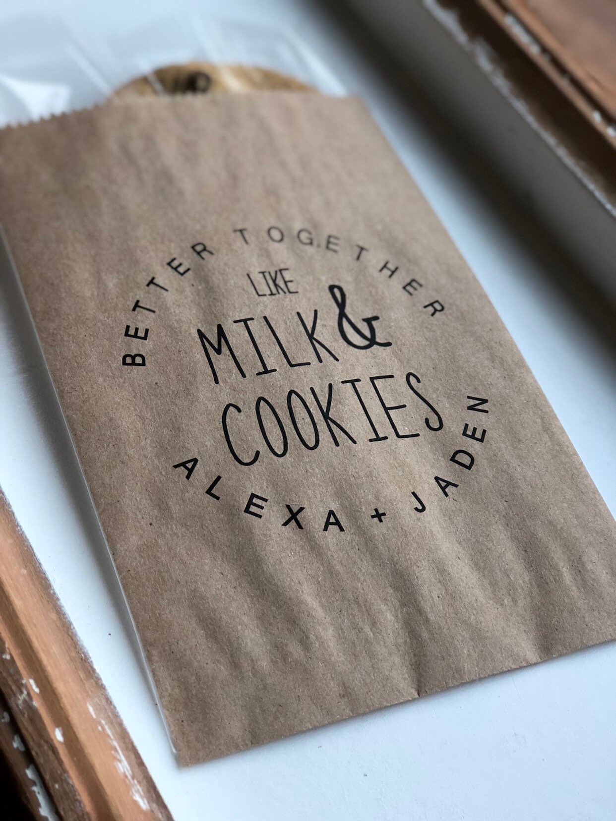 Bridal Shower Cookie Bags Wedding Favor Bags for Cookie Bars Etsy