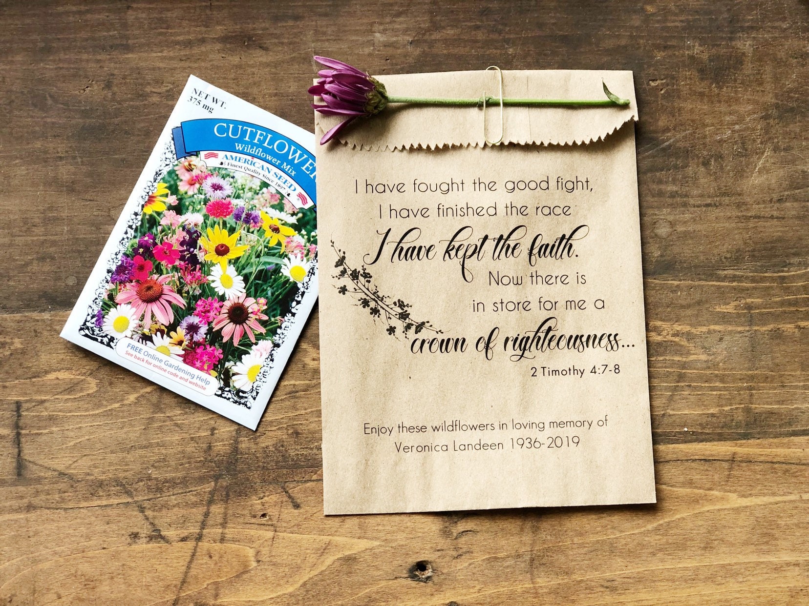 Funeral Favors Celebration of Life Favors Christian Gift | Etsy