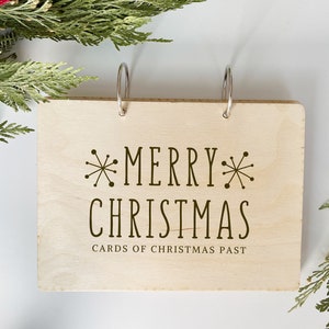 Passe-cartes de Noël, Album photo pour cartes, Organiseur de cartes de Noël personnalisé, Rangement pour écran de cartes, Album de cartes, Rangement pour cartes de Noël