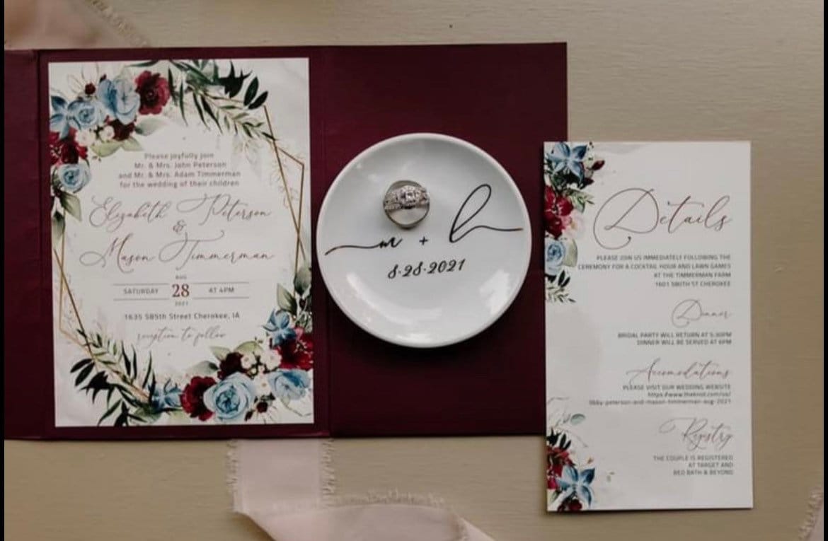 Invitation Printing Service Printed Invitations With Etsy