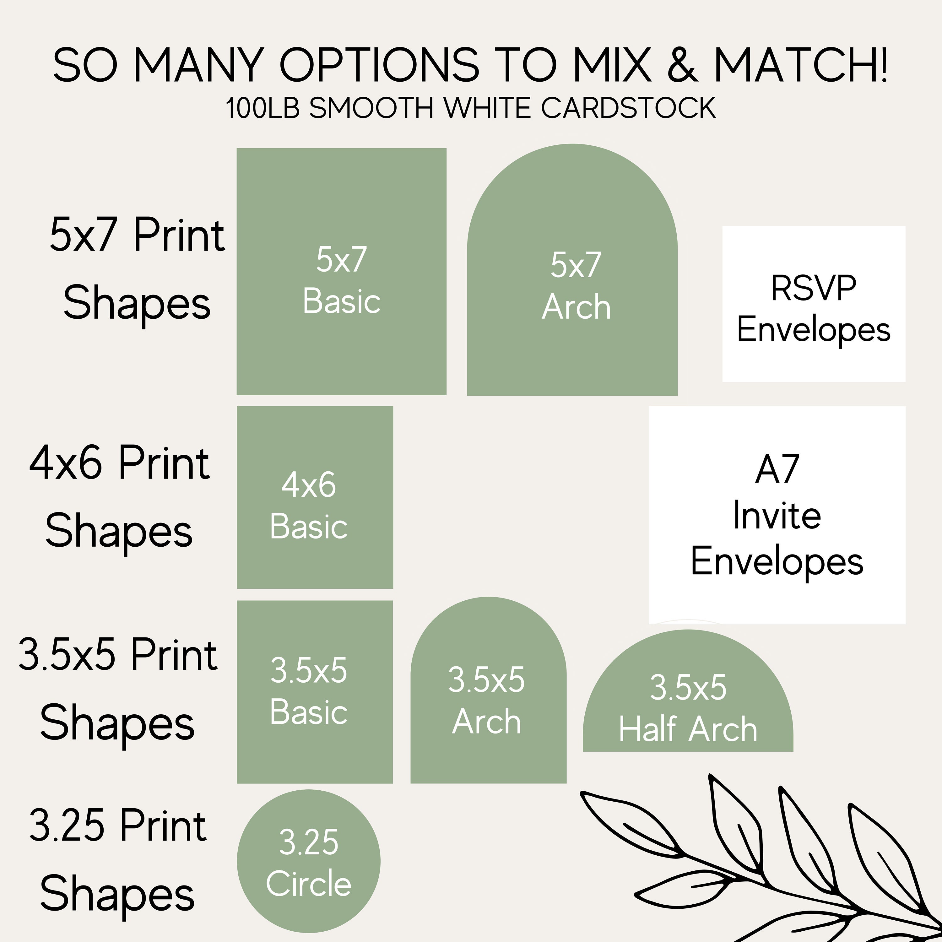Custom 5x7 2 Sided Press Printed Cardstock - set of 25 - PhotoSynthesis