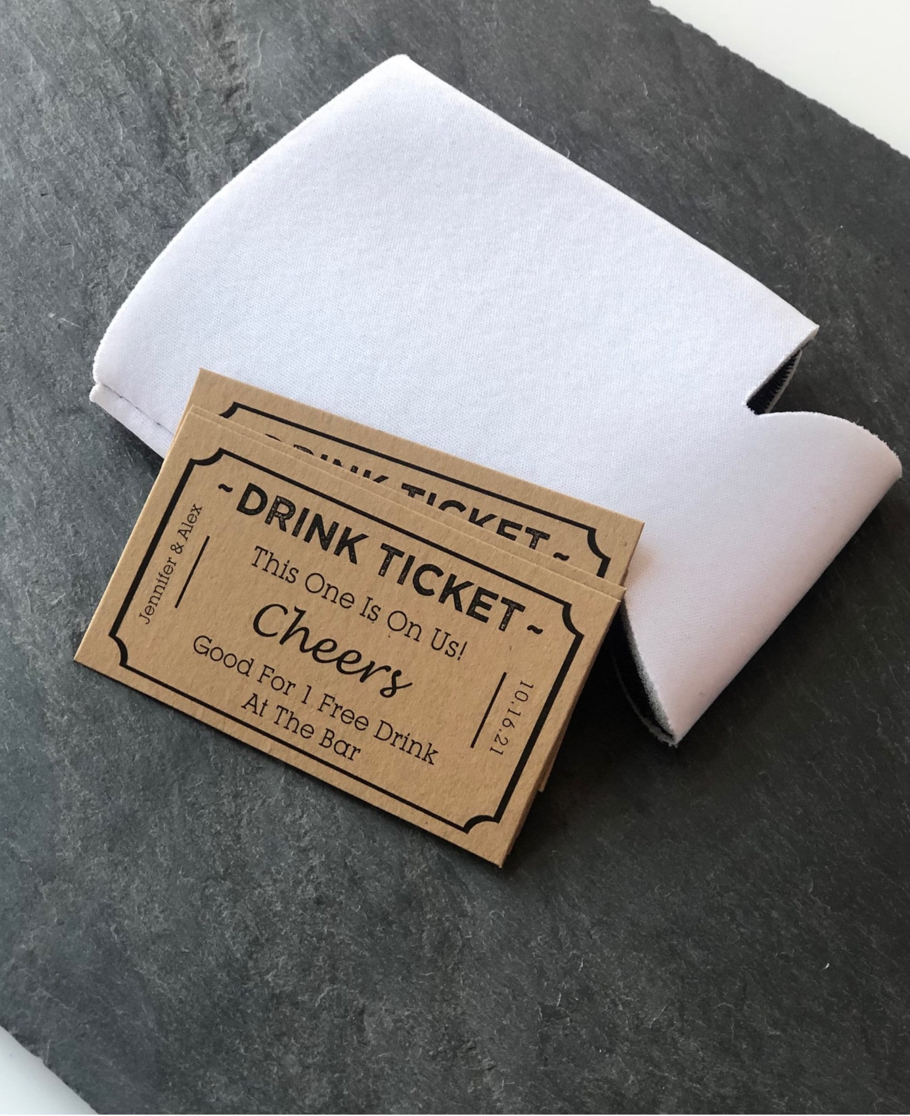 Personalized Wedding Drink Tickets Guests Drink Ticket Etsy