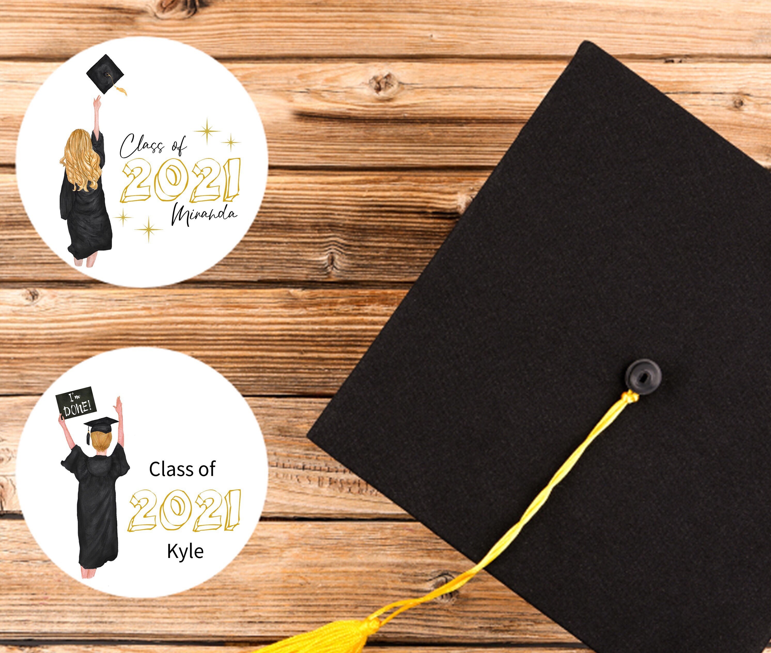 Graduation Stickers Personalized Gift Stickers Student Etsy