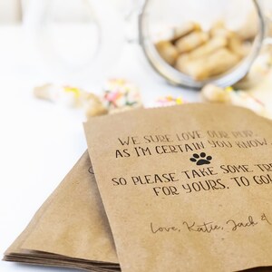 Wedding Doggie Bags, Dog Treat Bags for Wedding, Doggie Bags, Dog Treat ...