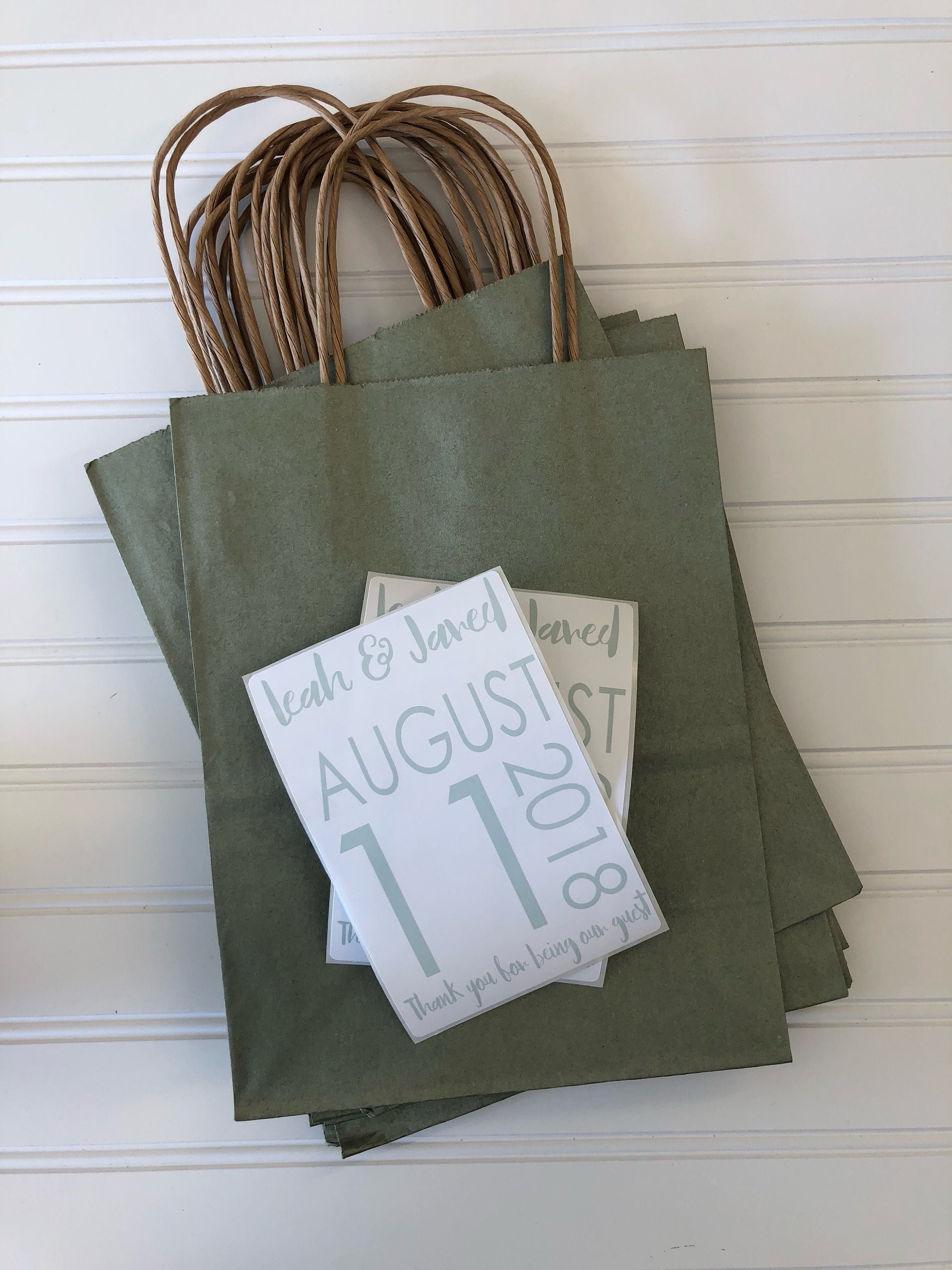 snack bags for wedding