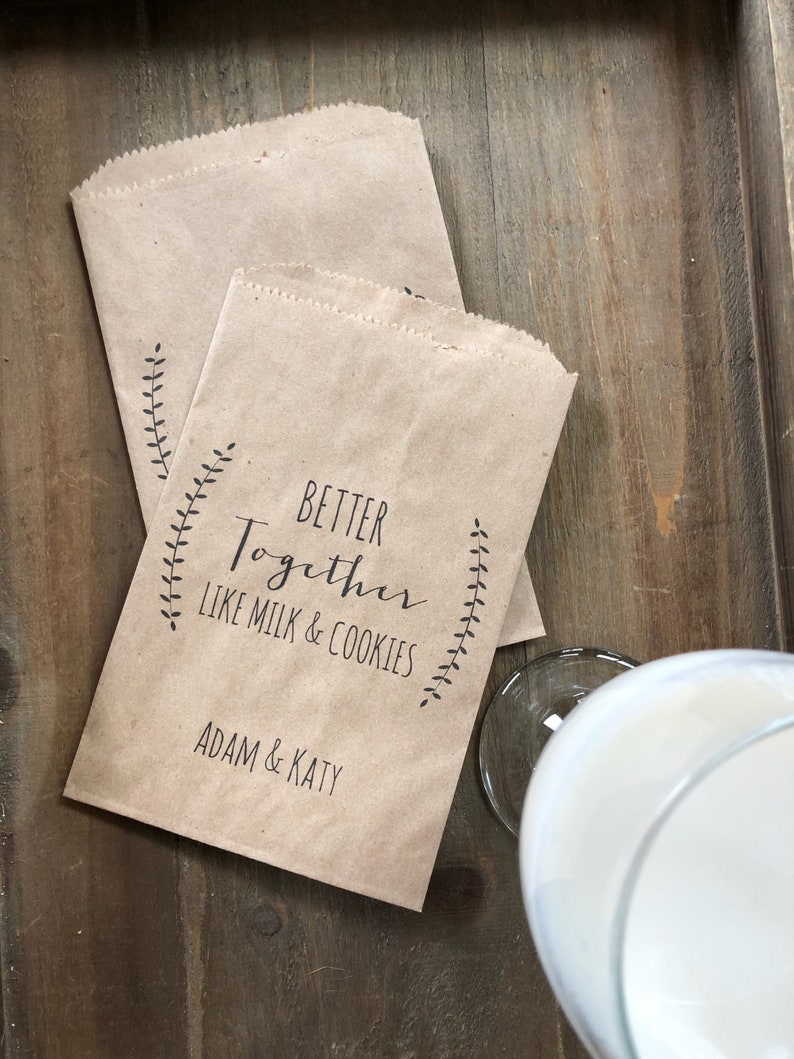 Bridal Shower Cookie Bags Wedding Cookie Bag Wedding Favor Etsy