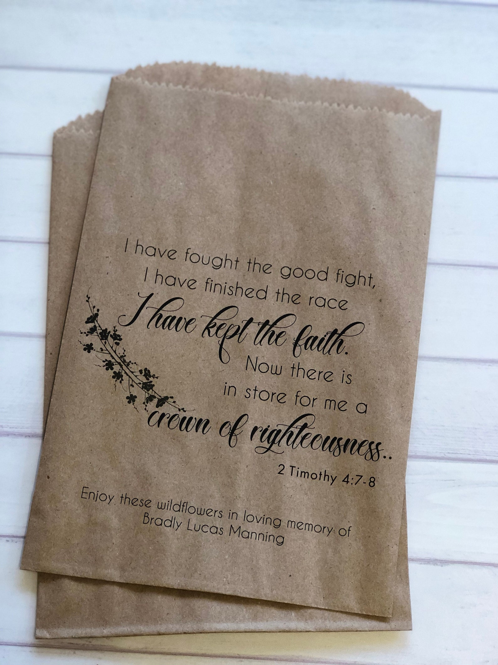 Funeral Favors Celebration of Life Favors Christian Gift Etsy