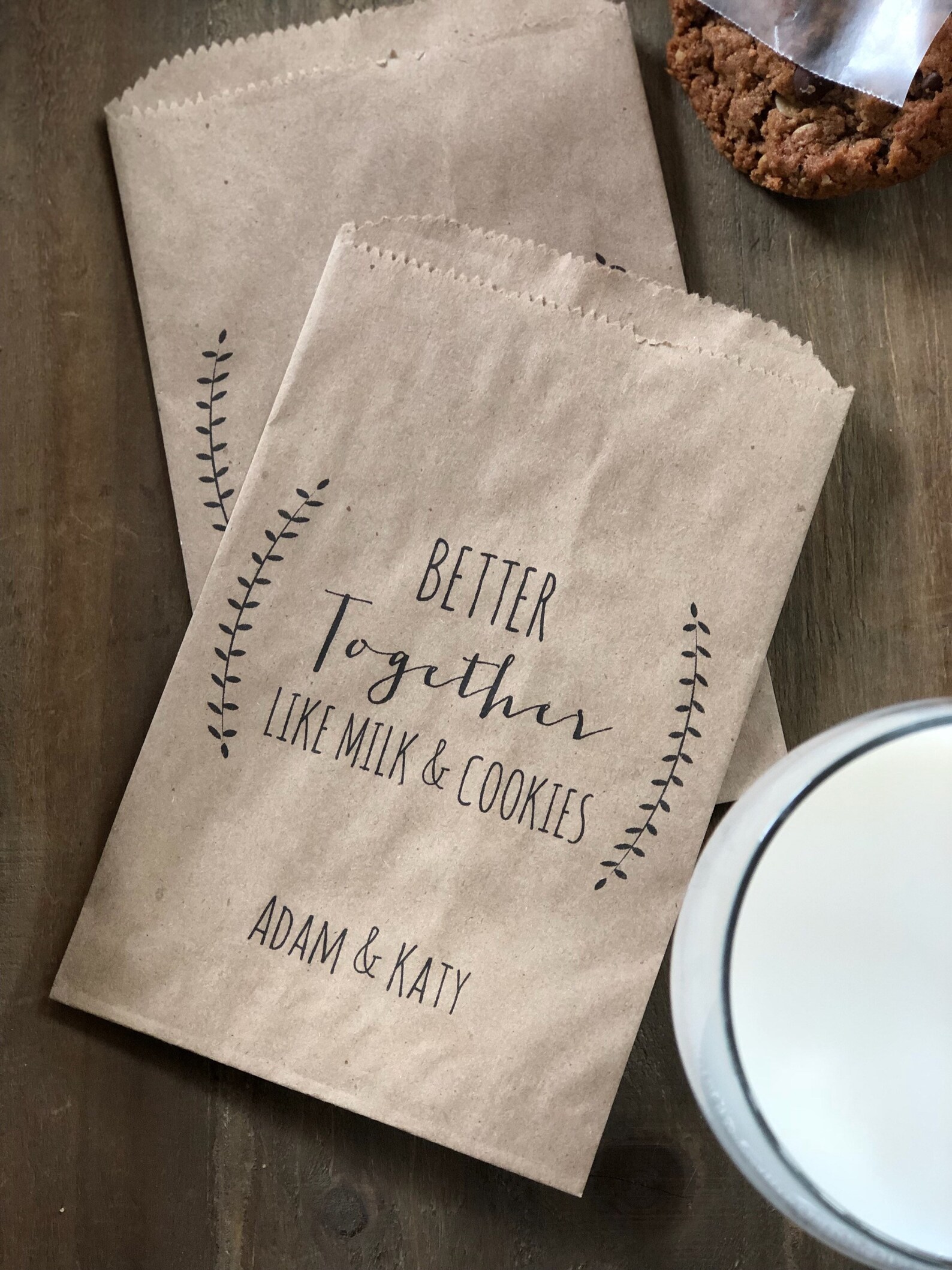 Bridal Shower Cookie Bags Wedding Cookie Bag Wedding Favor Etsy