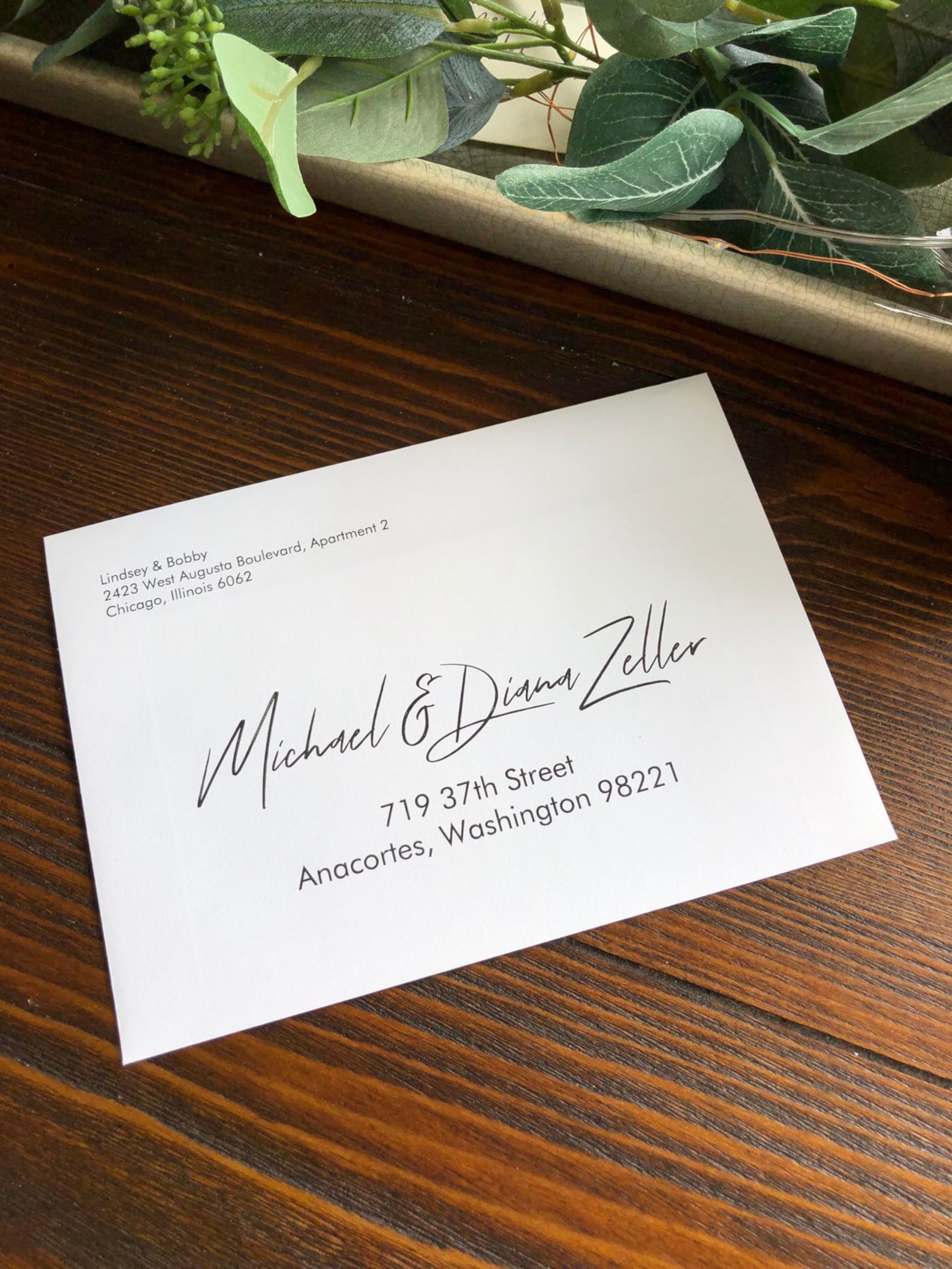 Wedding Invitation Envelope Printing Custom Envelope | Etsy