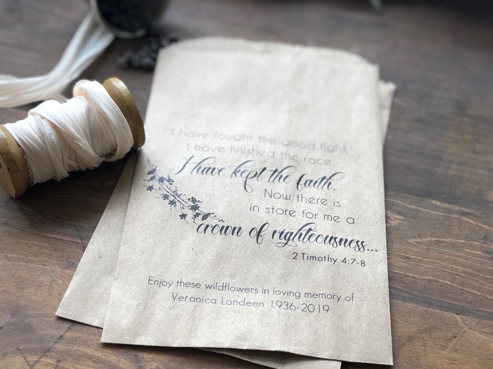 Funeral Favors Celebration of Life Favors Christian Gift Etsy