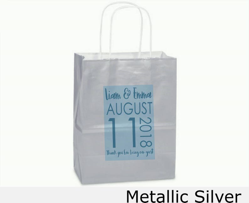 Goodie Bags Hotel Wedding Welcome Bags Wedding Guest Snack Bags set of 10 Personalized Favor Bags Elegant Wedding Welcome Bags