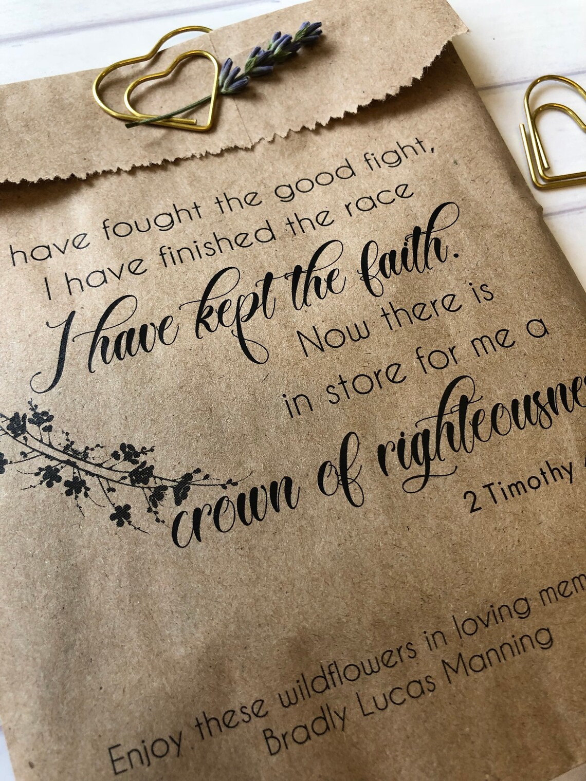 Funeral Favors Celebration of Life Favors Christian Gift Etsy