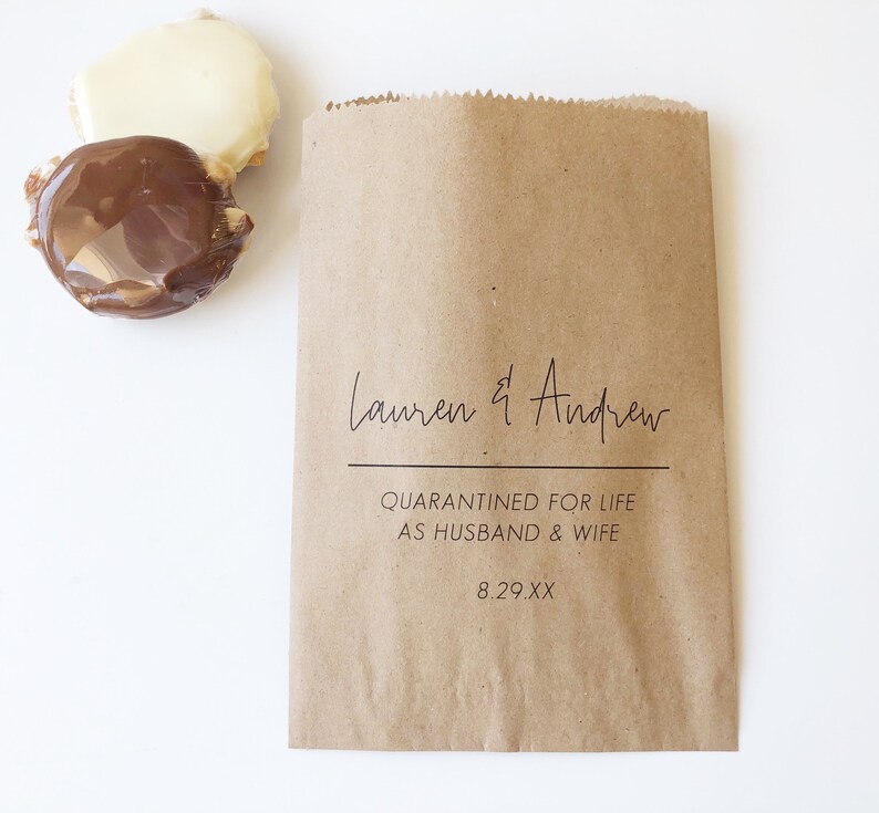 Wedding Favors Custom Treat Bags Goodie Bags Name Bags Etsy