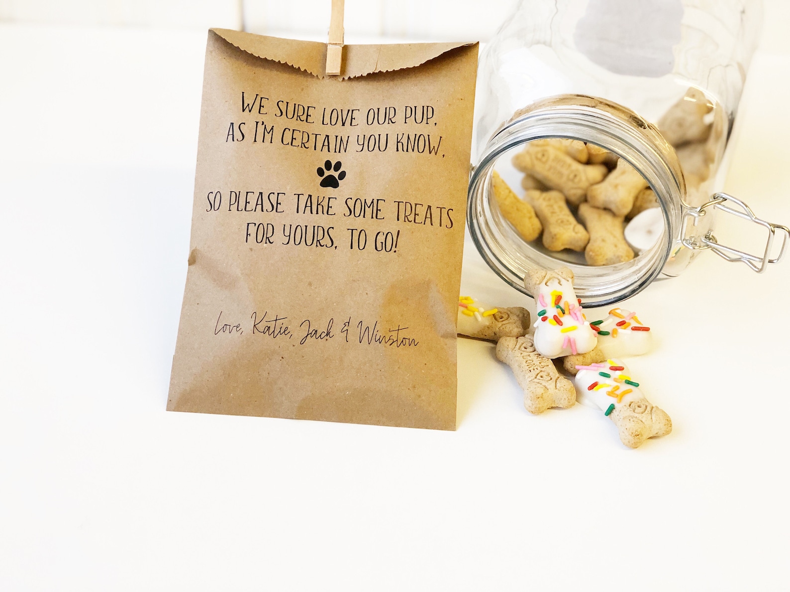 Wedding Doggie Bags Dog Treat Bags for Wedding Doggie Bags Etsy