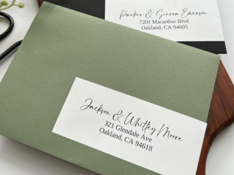 Elegant Wrap Around Address Labels for Wedding Invitations | Perfect Venue & Design Guide