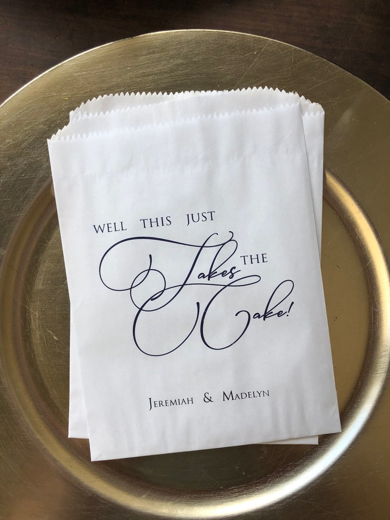 Wax lined Bakery Bags Wedding Cake Bags Cake Box Etsy