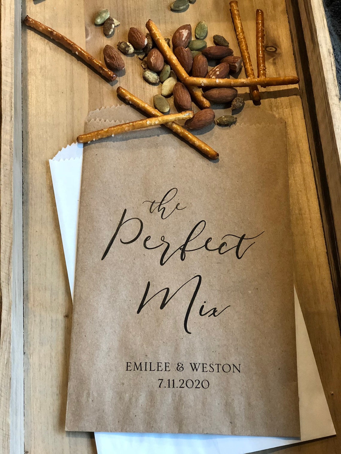 Wedding Trail Mix Bags the Perfect Mix Trail Mix Bar Bags Etsy