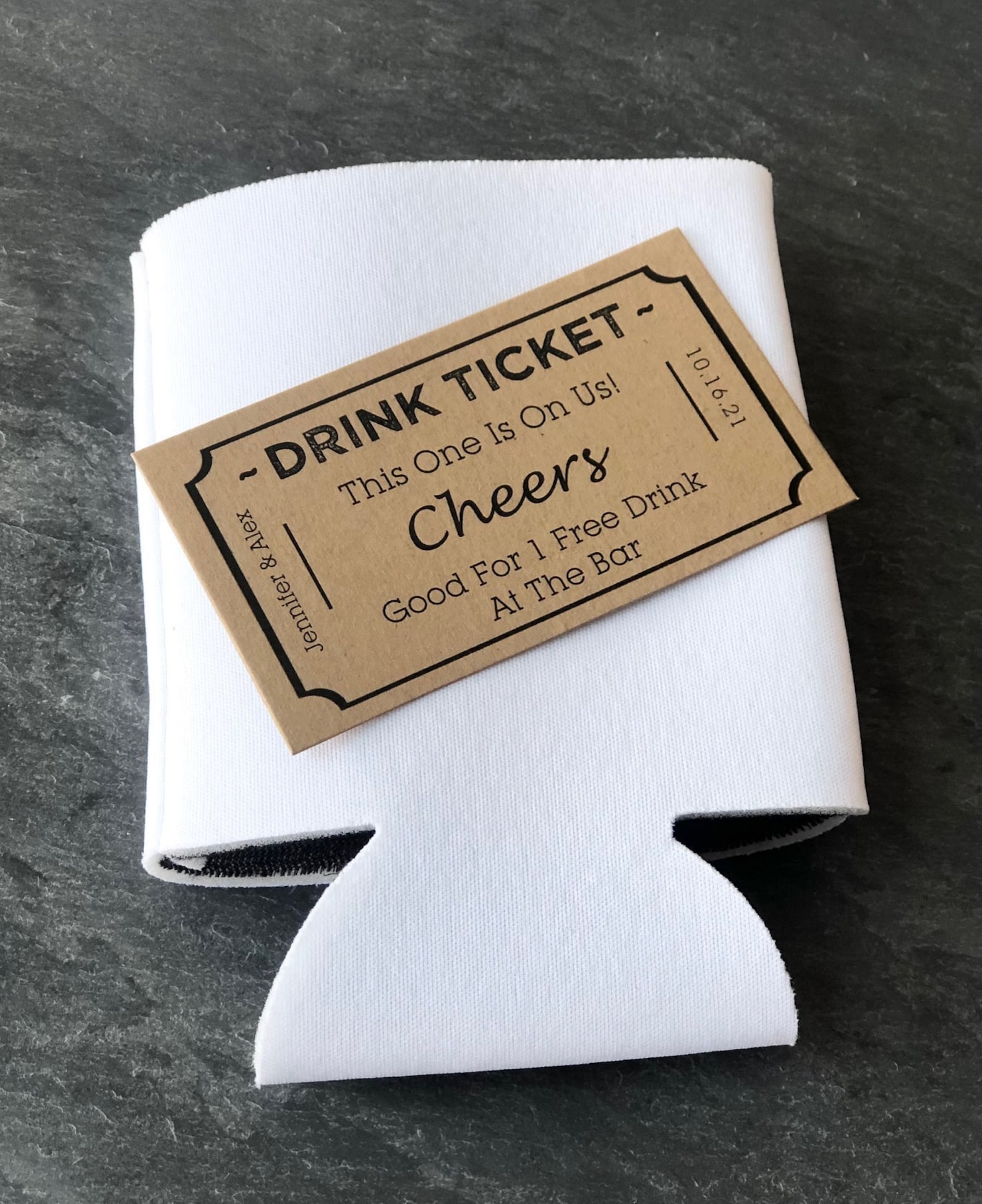 Personalized Wedding Drink Tickets Guests Drink Ticket | Etsy
