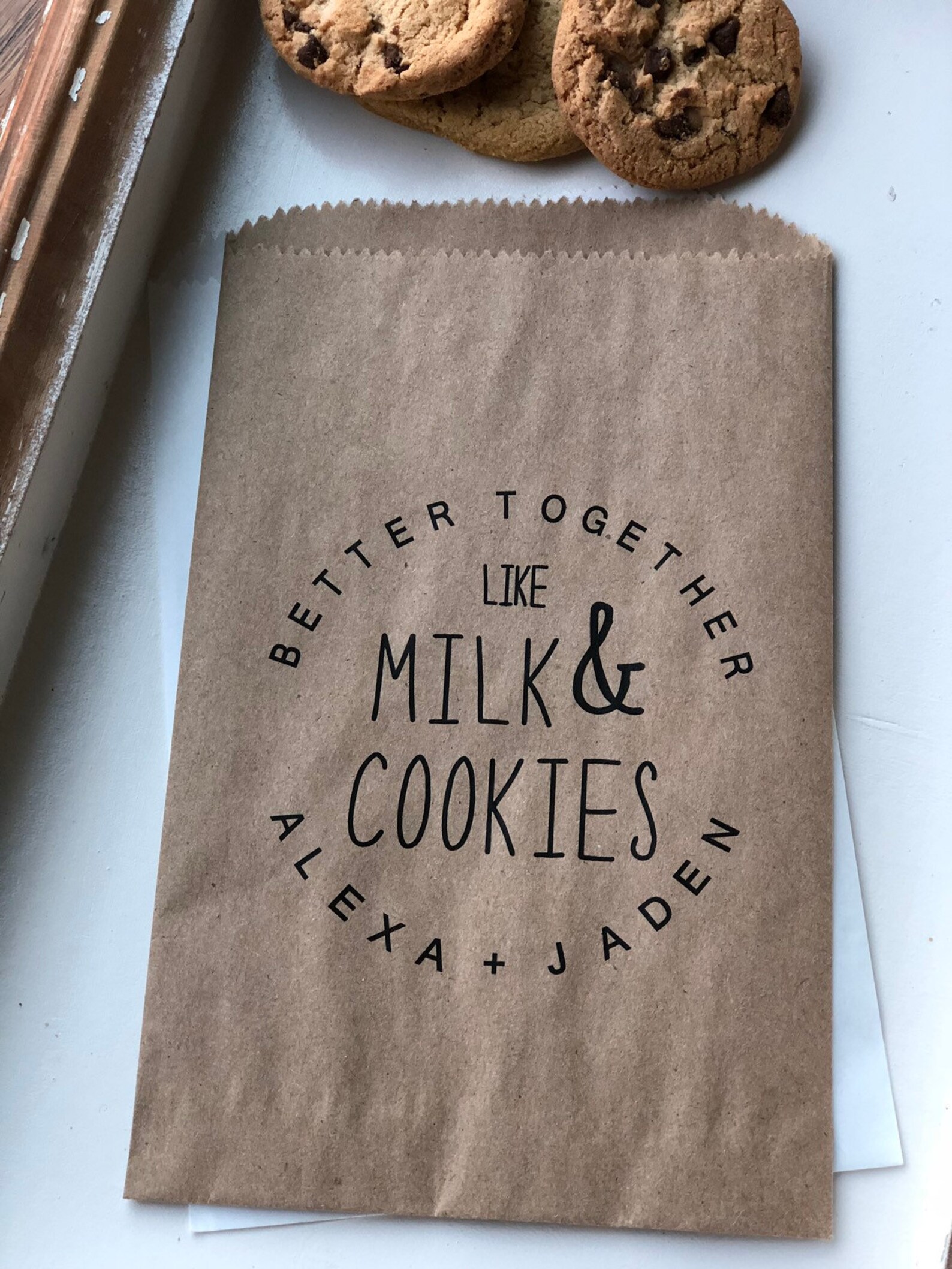Bridal Shower Cookie Bags Wedding Favor Bags for Cookie Bars Etsy