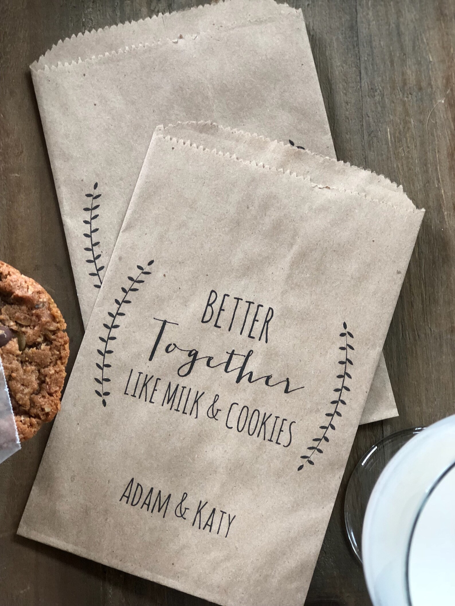 Bridal Shower Cookie Bags Wedding Cookie Bag Wedding Favor Etsy