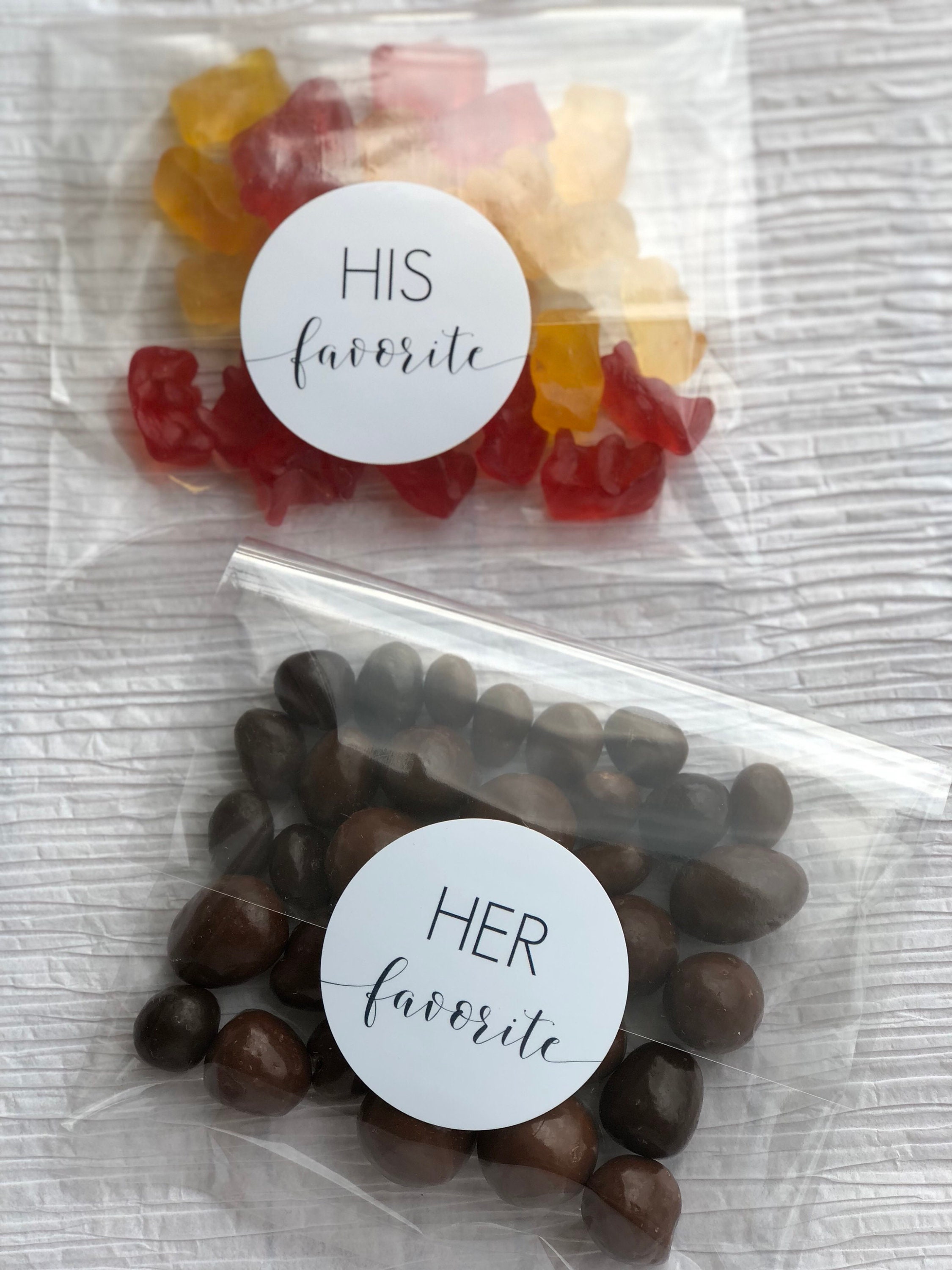 sealed candy bags