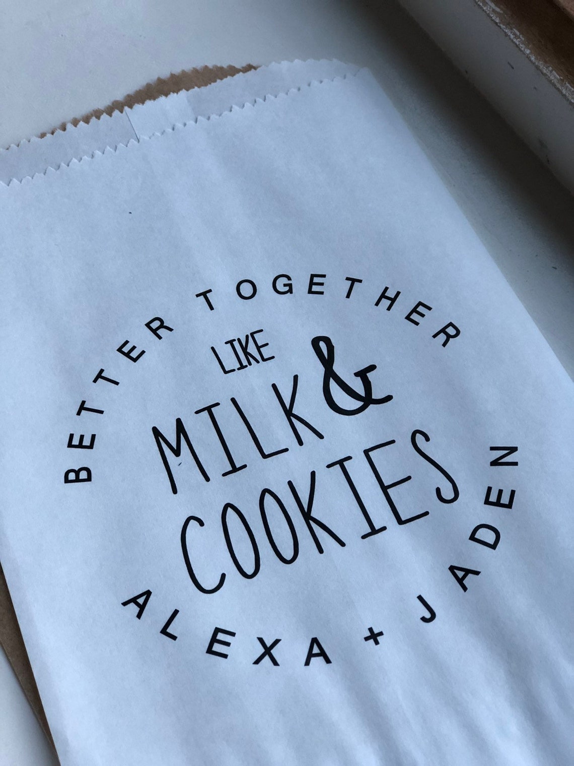Bridal Shower Cookie Bags Wedding Favor Bags for Cookie Bars Etsy