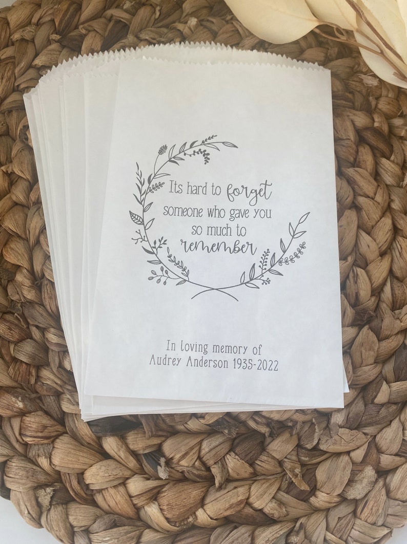 Funeral Favors Celebration of Life Favors Memorial Favors - Etsy