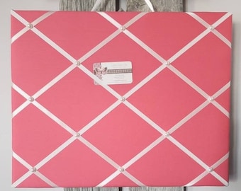 Pink French Toile Fabric Memory/Memo Photo Bulletin Board by Sweet Jojo Designs B0046U986M 
