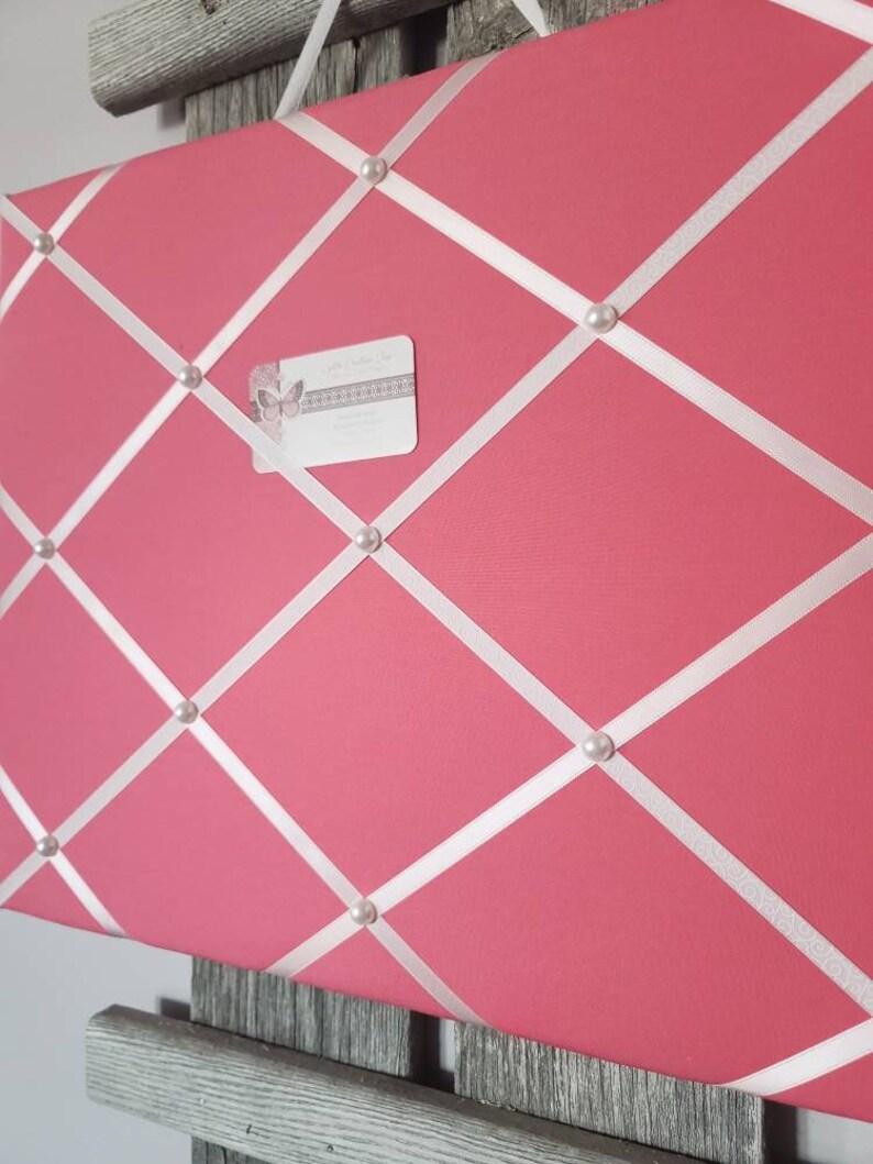 Fabric Memory Board / Ribbon Board / Photo Board / Etsy