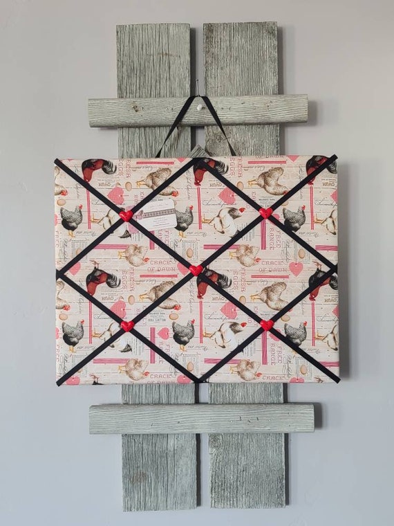 Fabric Memory Board / Bulletin Board / Photo Board / Etsy