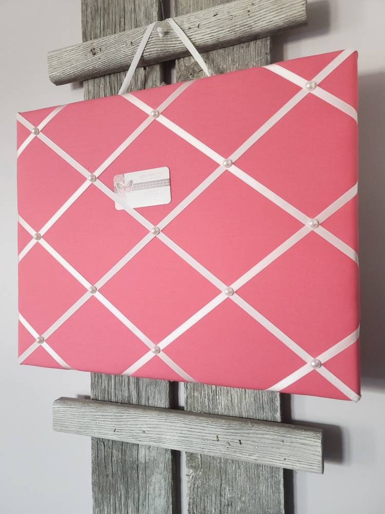 Fabric Memory Board / Ribbon Board / Photo Board / Etsy