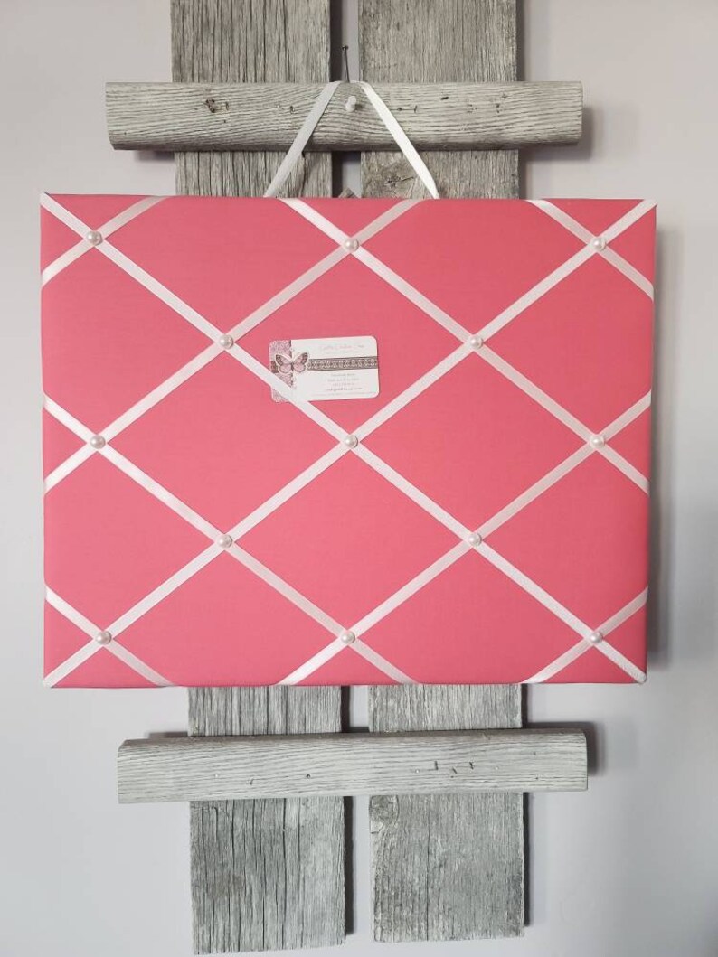 Fabric Memory Board / Ribbon Board / Photo Board / Etsy