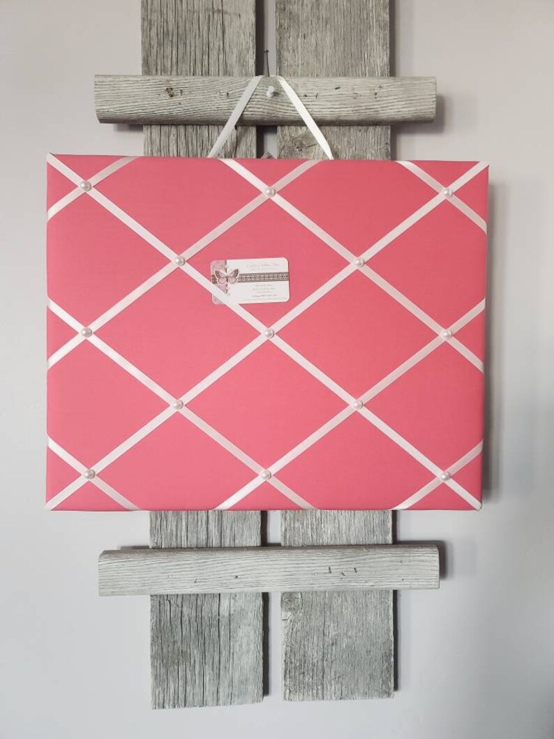 Fabric Memory Board / Ribbon Board / Photo Board / Etsy