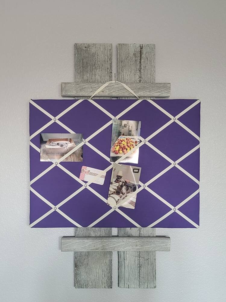 Fabric Memory Board / Motivation Board / Photo Board / Etsy