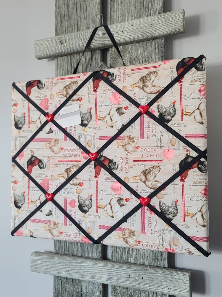 Fabric Memory Board / Bulletin Board / Photo Board / Etsy