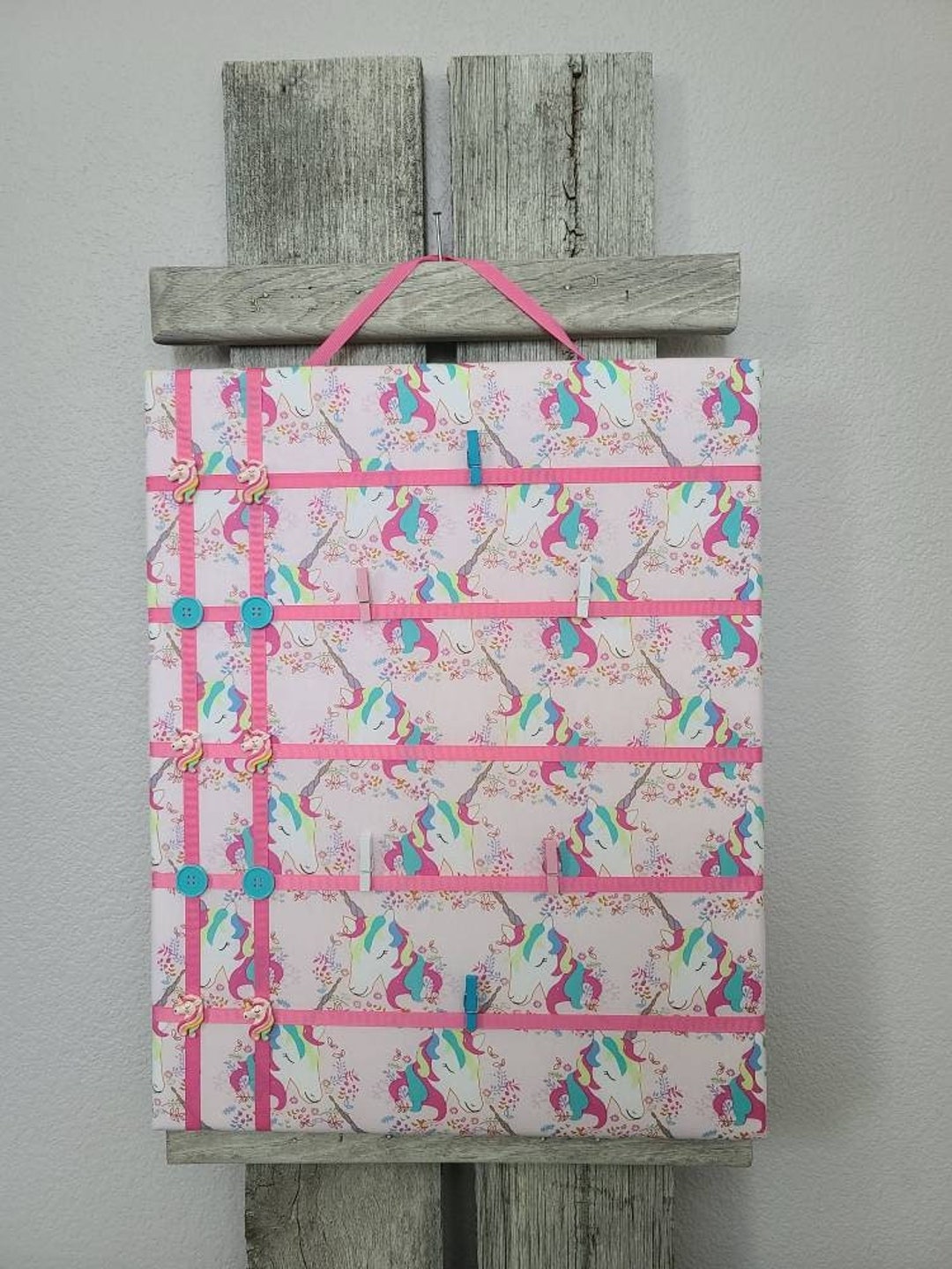 Fabric Memory Board / Picture Display / Fabric Photo Board / Etsy