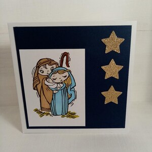 Weihnachtskarte "Die Heilige Familie"