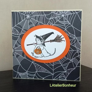 Grußkarte "Die Halloween Maus"