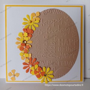 Carte "Happy Birthday"