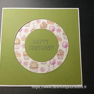 Carte "Happy Birthday"