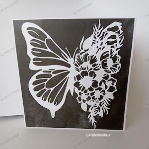 Carte "Papillon"