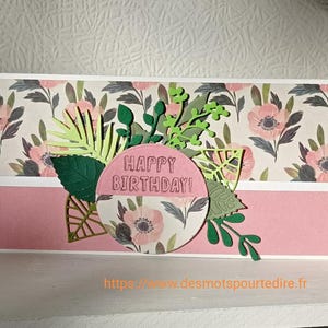 Carte "Happy Birthday"