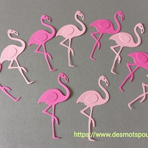 Set di 10 tagli "Flamingos"