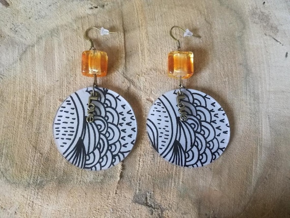 Etsy plastic earrings discount