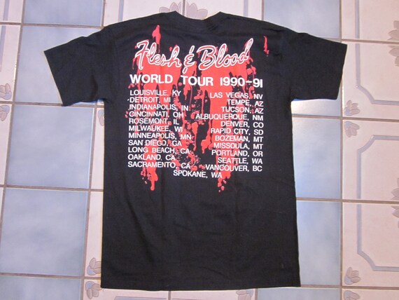 Poison Fleah and Blood tour 1990 1991 - image 4
